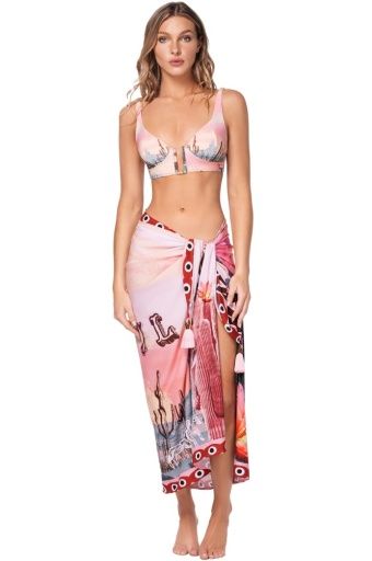 JULIA DESERT BEACH PAREO, Colour: DESERT, Season: 25HSC, Size: ONE SIZE