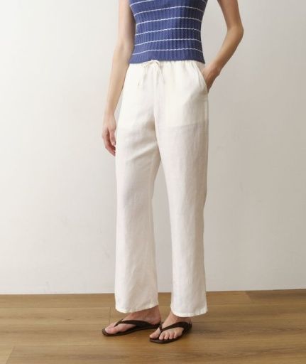 Linen Drawstring Pant, Size: Extra Small