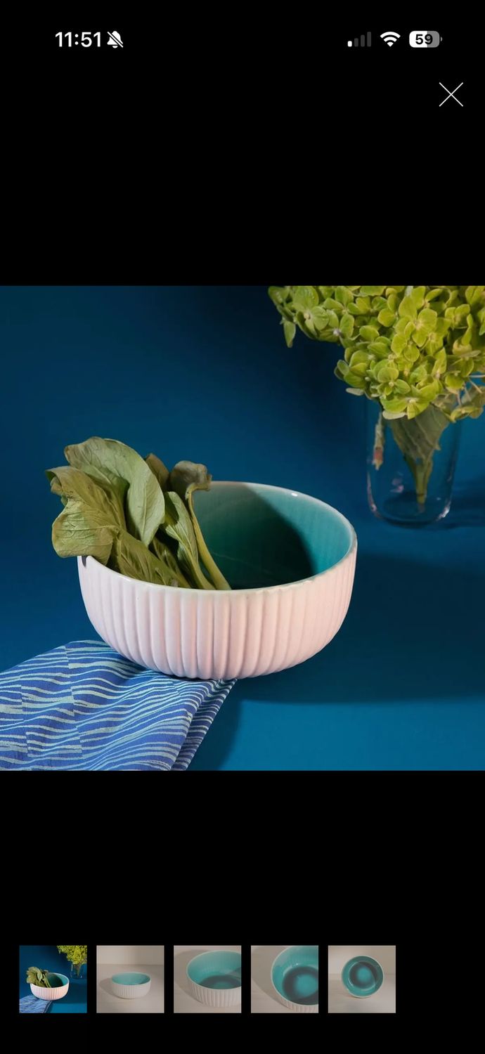 ceramic round bowl