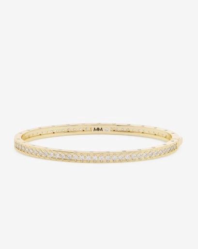 Ashley Pave Cuff 4mm, Size: 7