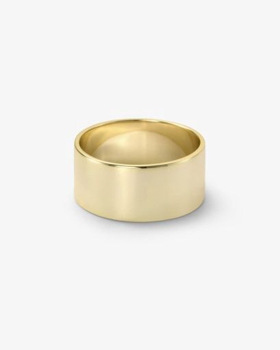 Atlas Thick Band Ring gold, Size: 7
