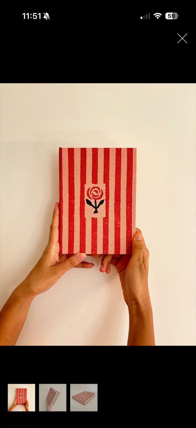 handmade paper journal