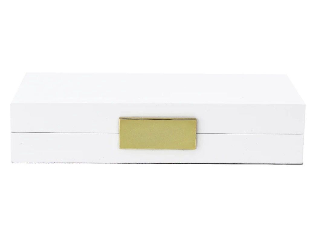 Jewerly Box White &amp; Gold