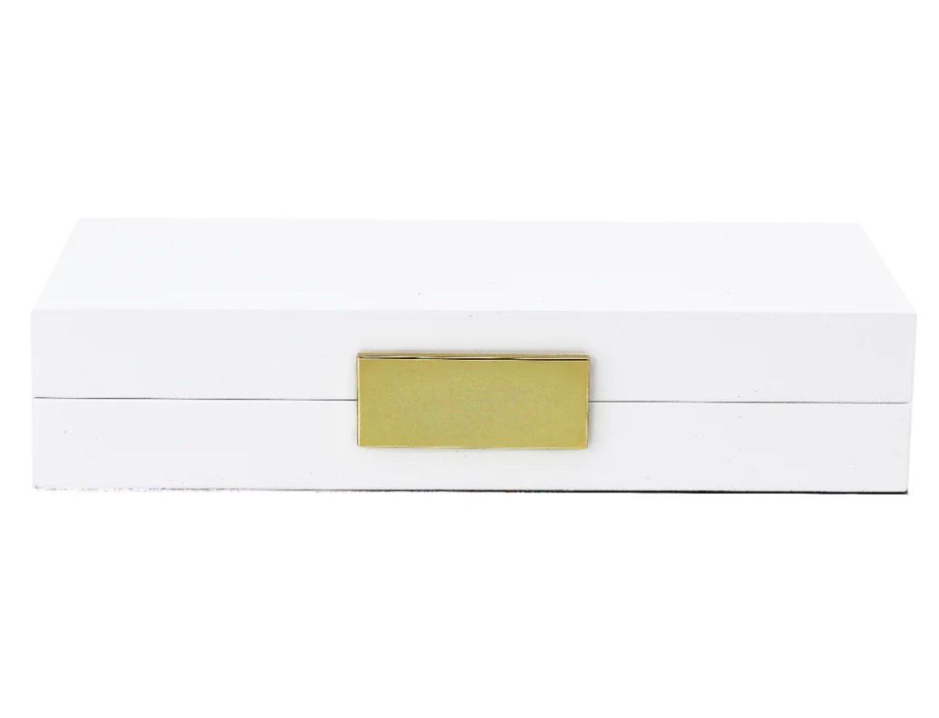 Jewerly Box White &amp; Gold