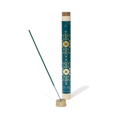 Velvet Pear Gilded Incense with Brass Holder