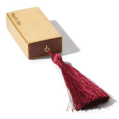Merriment Brass Matchbox with Mulberry Tassel