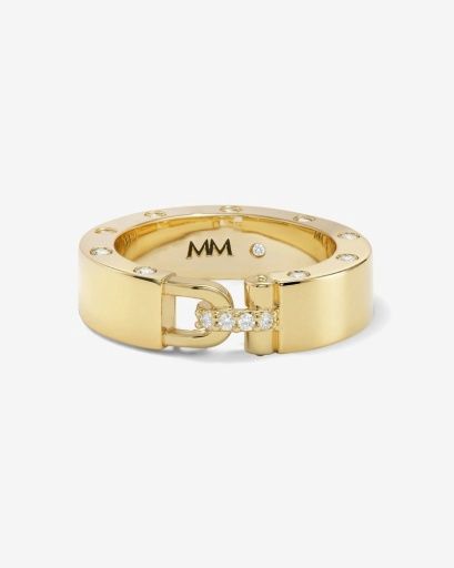 Ashley Smooth Lock Ring, Size: 7