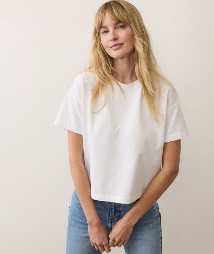 Cloud 9 Jersey Crew Tee, Colour: white, Size: Extra Small