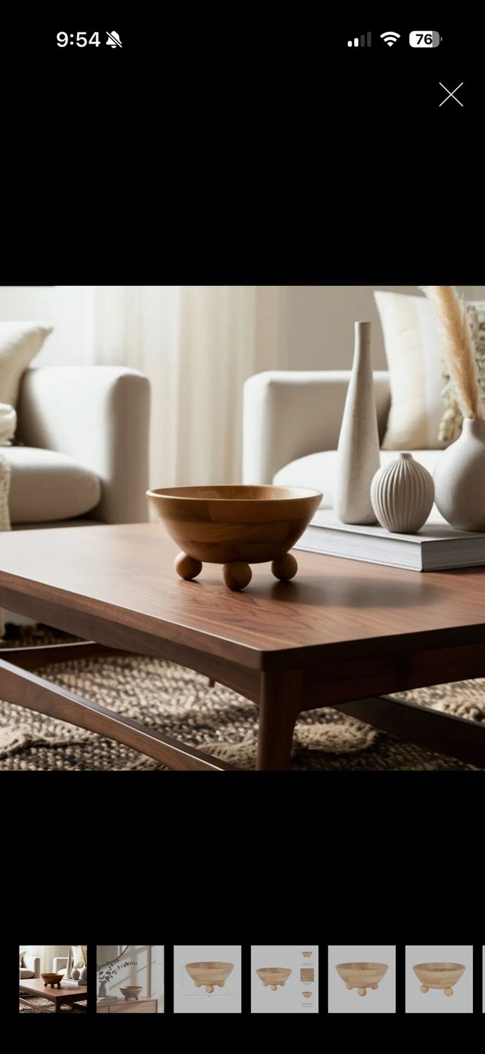 wood bowl