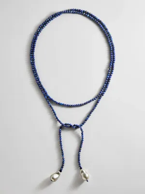 Semi-Precious Pearl Wrap Necklace