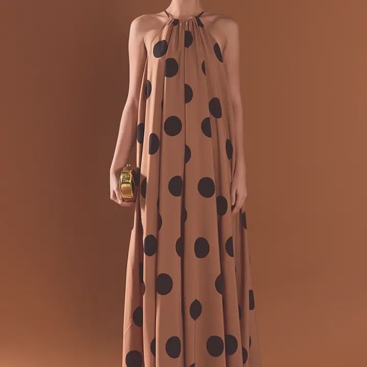 Polka Dolt Maxi dress