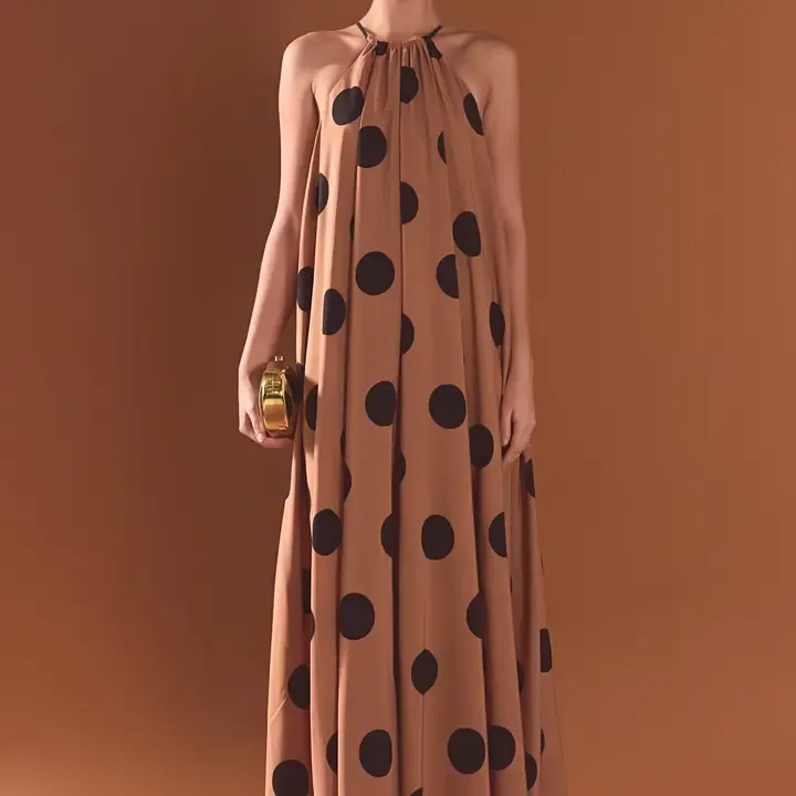 Polka Dolt Maxi dress