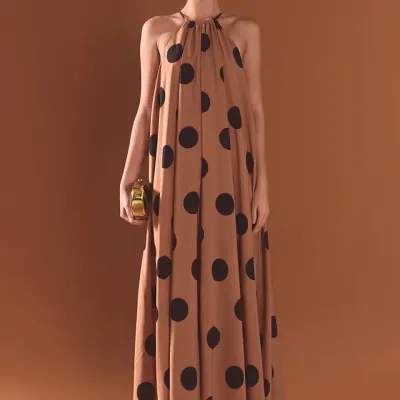 Polka Dolt Maxi dress