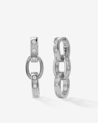 Ashley Chain Convertible Earring silver