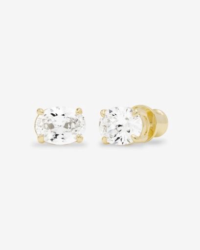 Hello Gorgeous 8mm Studs gold