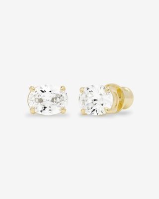 Hello Gorgeous 8mm Studs gold