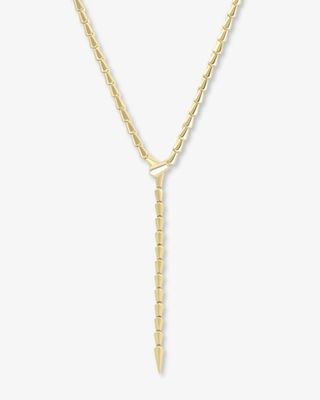 Serpent Lariat Necklace