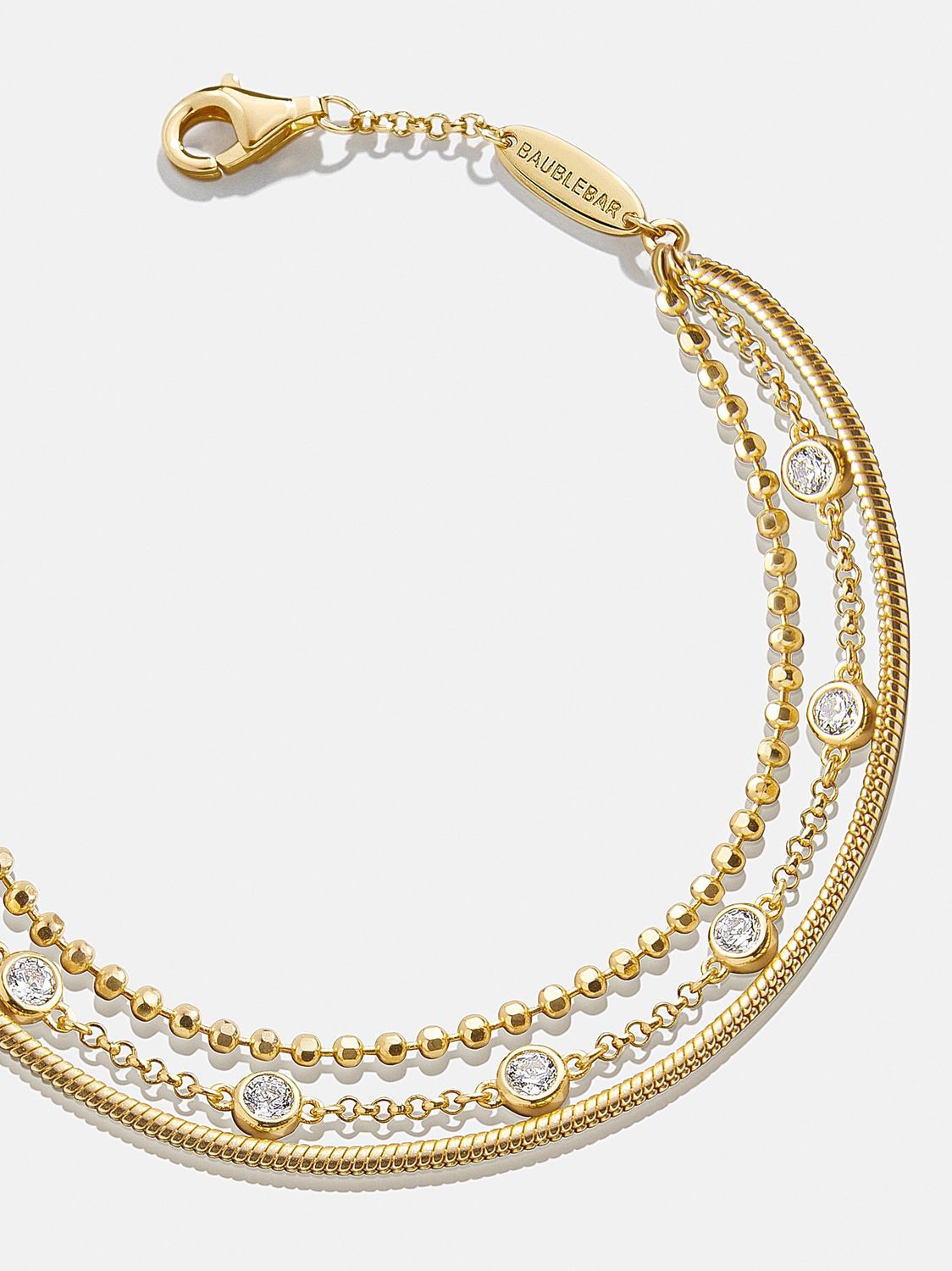 Skye 18K Gold Layered Bracelet