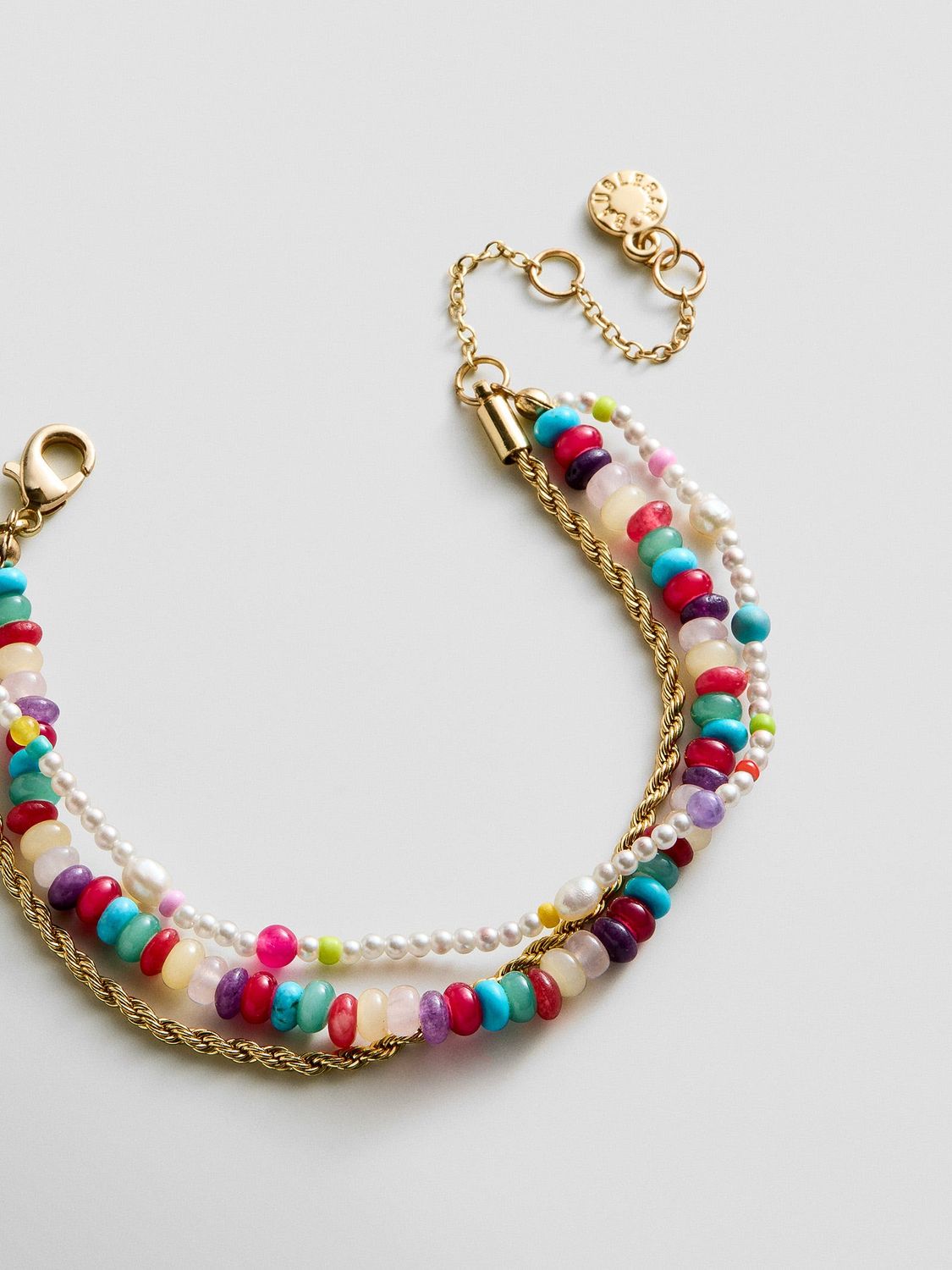 Rowan Semi-Precious Layered Bracelet - Mallorca