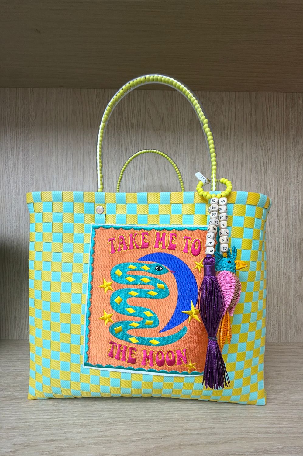 Snake in The Moon Zuncho Handbag Medium