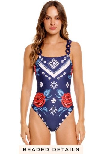 TESSA HARBOR ONE PIECE, Colour: HARBOR, Size: S