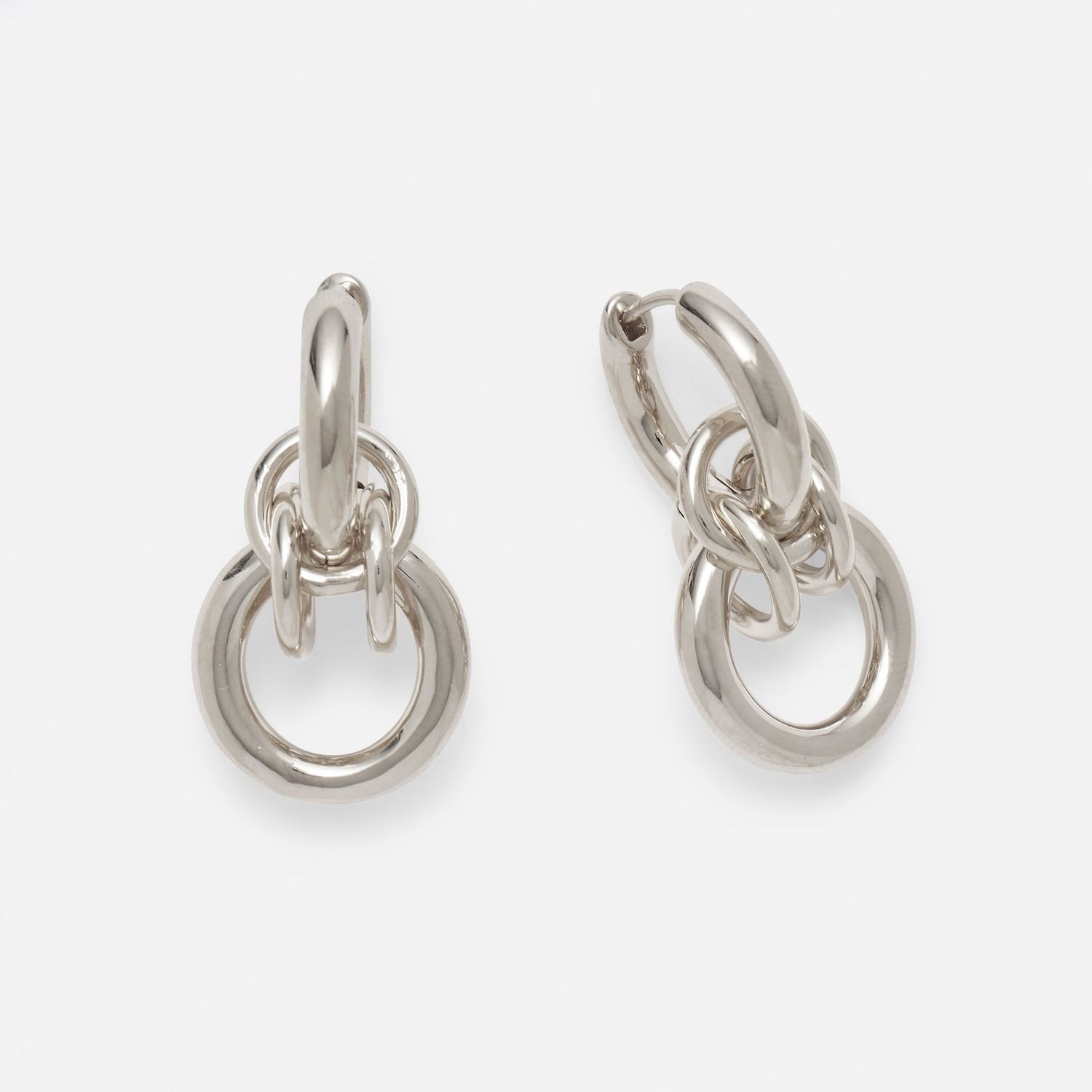 Maille Hoops - Silver