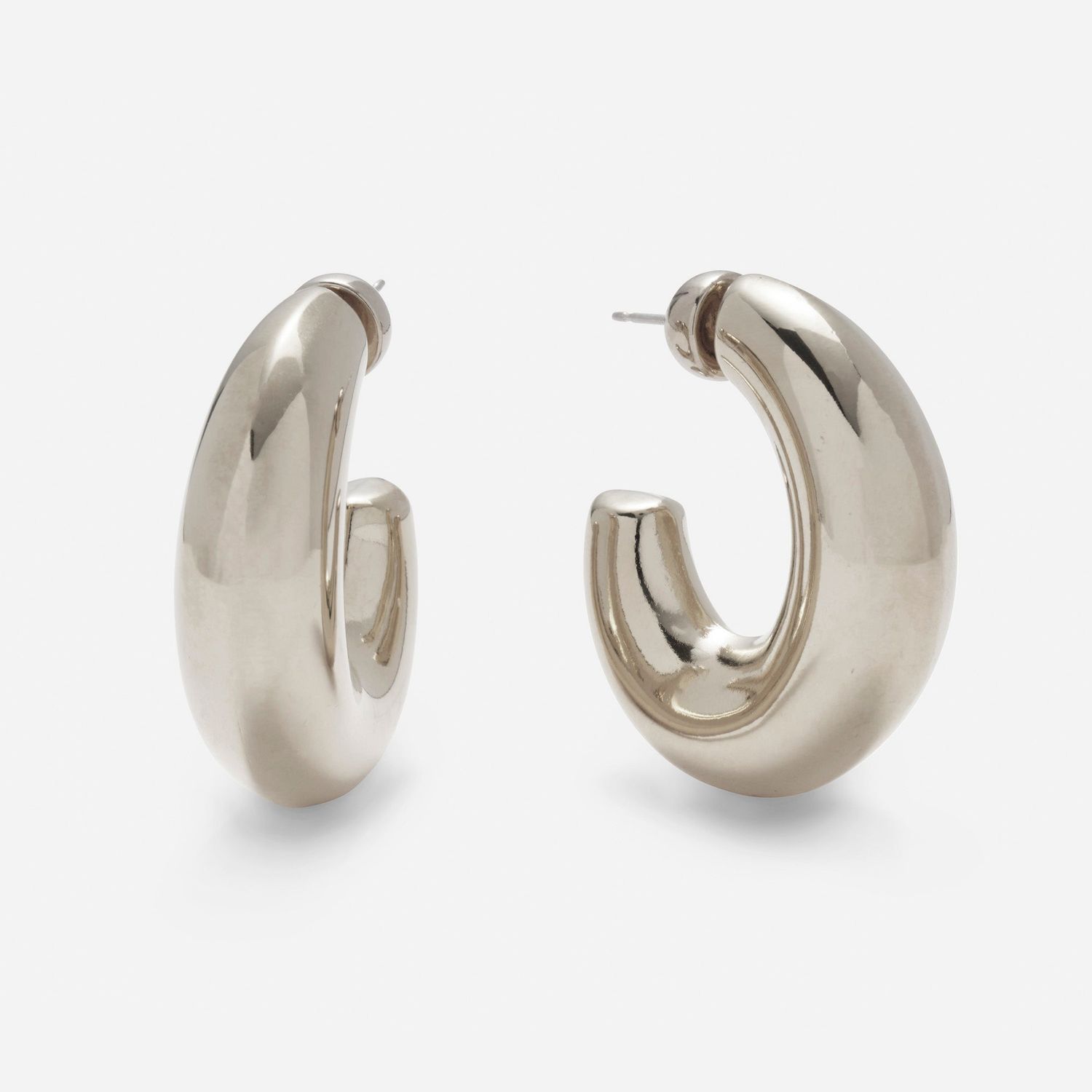 Bubble Hoops - Silver
