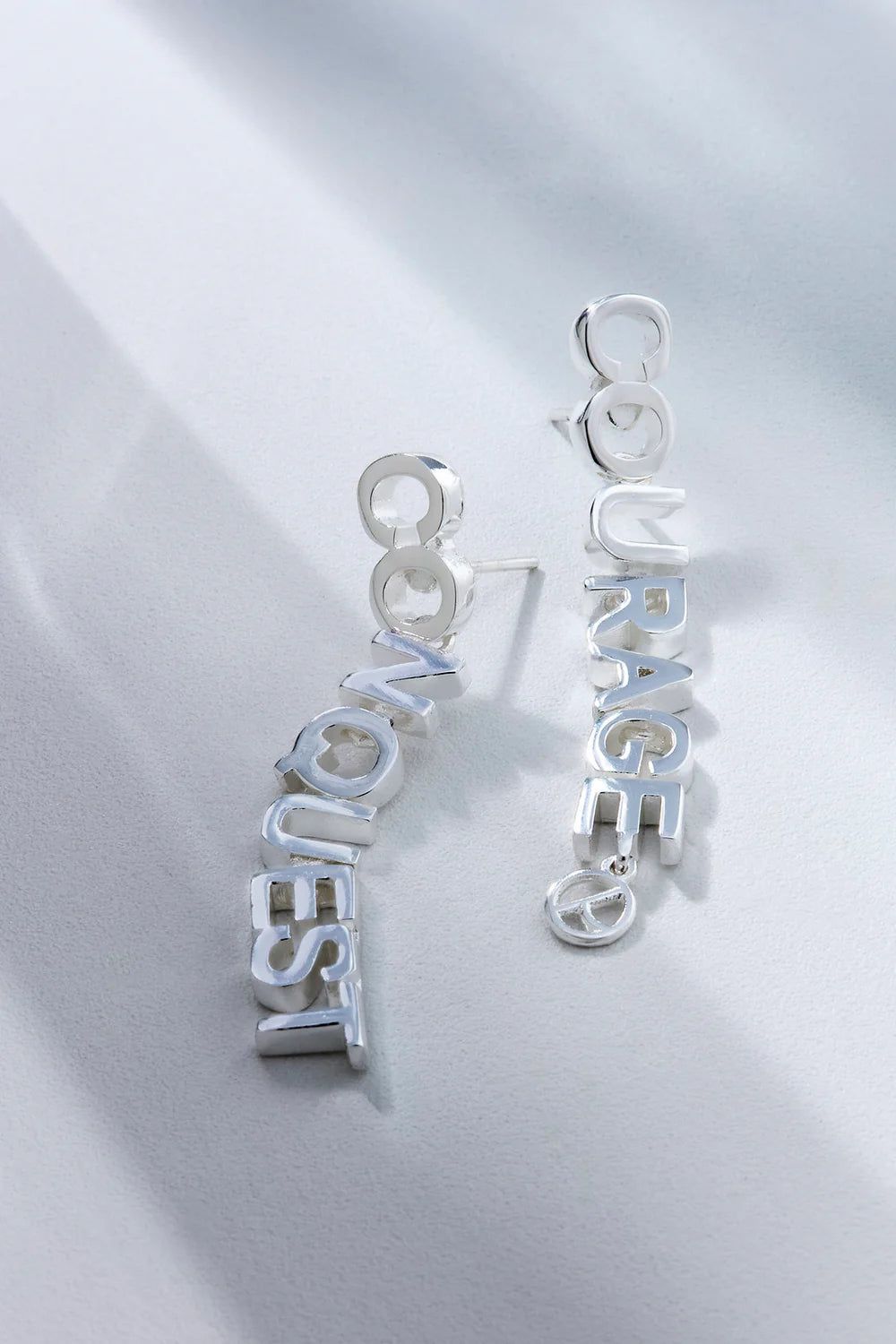 Courage Conquest Earring Silver