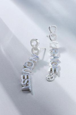 Courage Conquest Earring Silver
