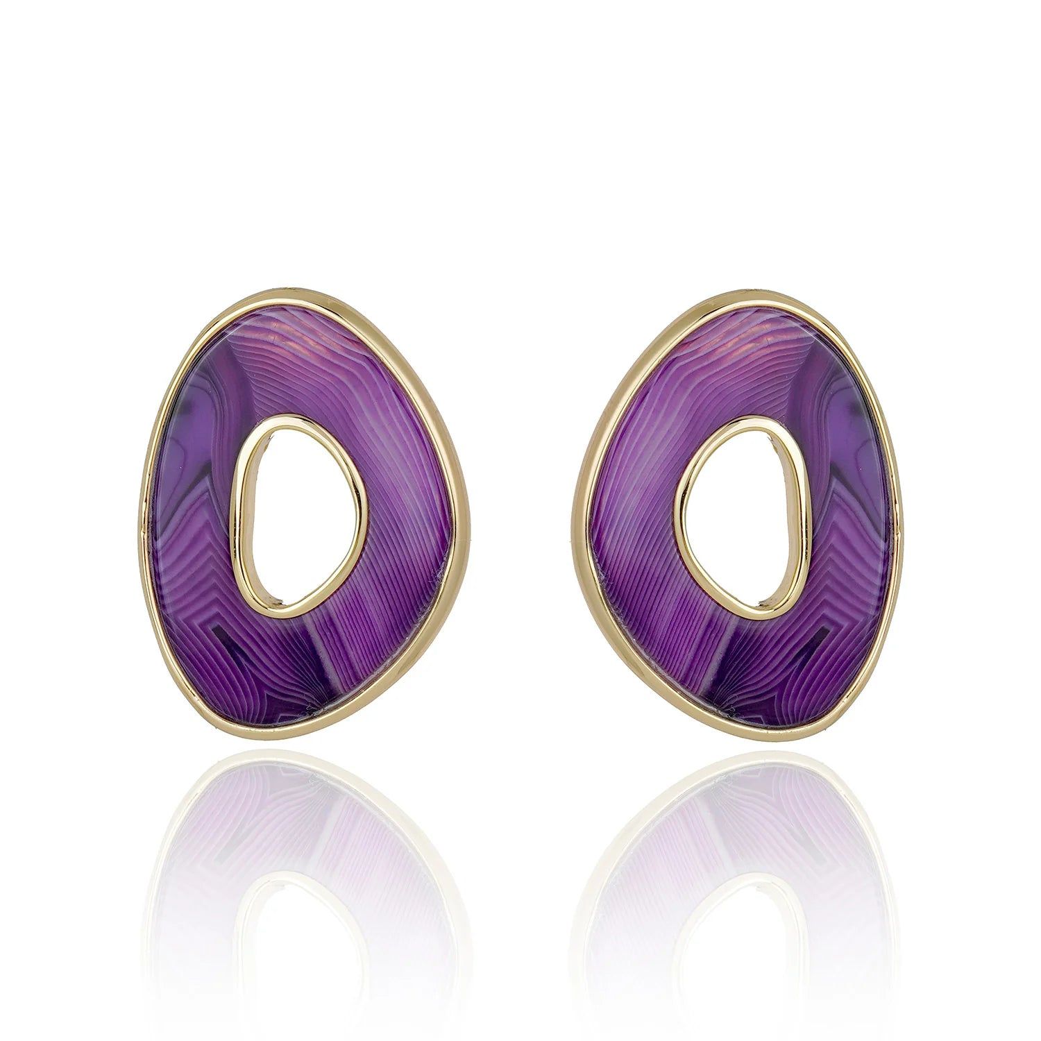 Poet Freeform Earring