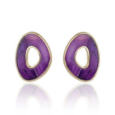 Poet Freeform Earring