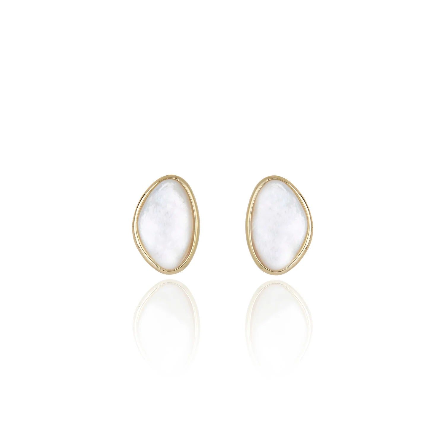 MINI POET STUD - MOTHER OF PEARL