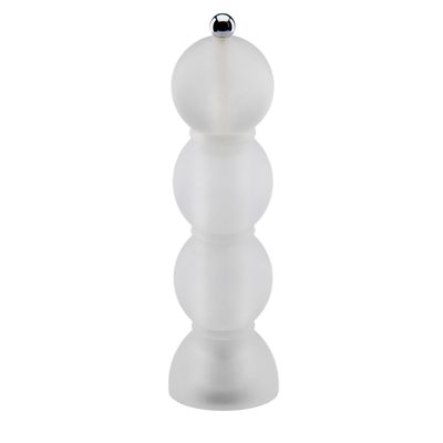24cm Salt and Pepper Mill Frosty Clear
