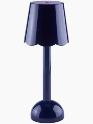 Scallop LED Lamp Navy 28cm