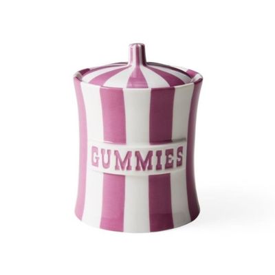 CANISTER GUMMIES PURPLE - 6.75"H