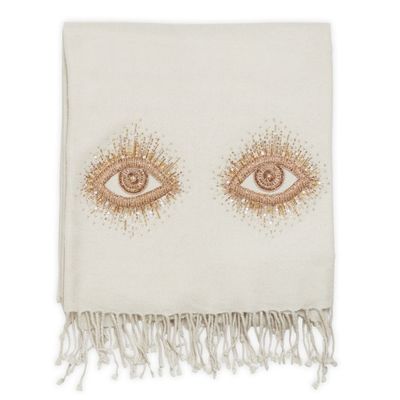 MUSE EYES MERINO WOOL THROW