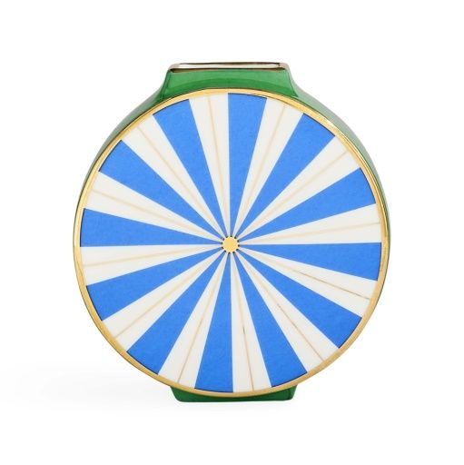 PORTOFINO CIRCLE VASE - BLUE/ GREEN - 34789