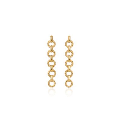 Lucy Long Earrings Gold