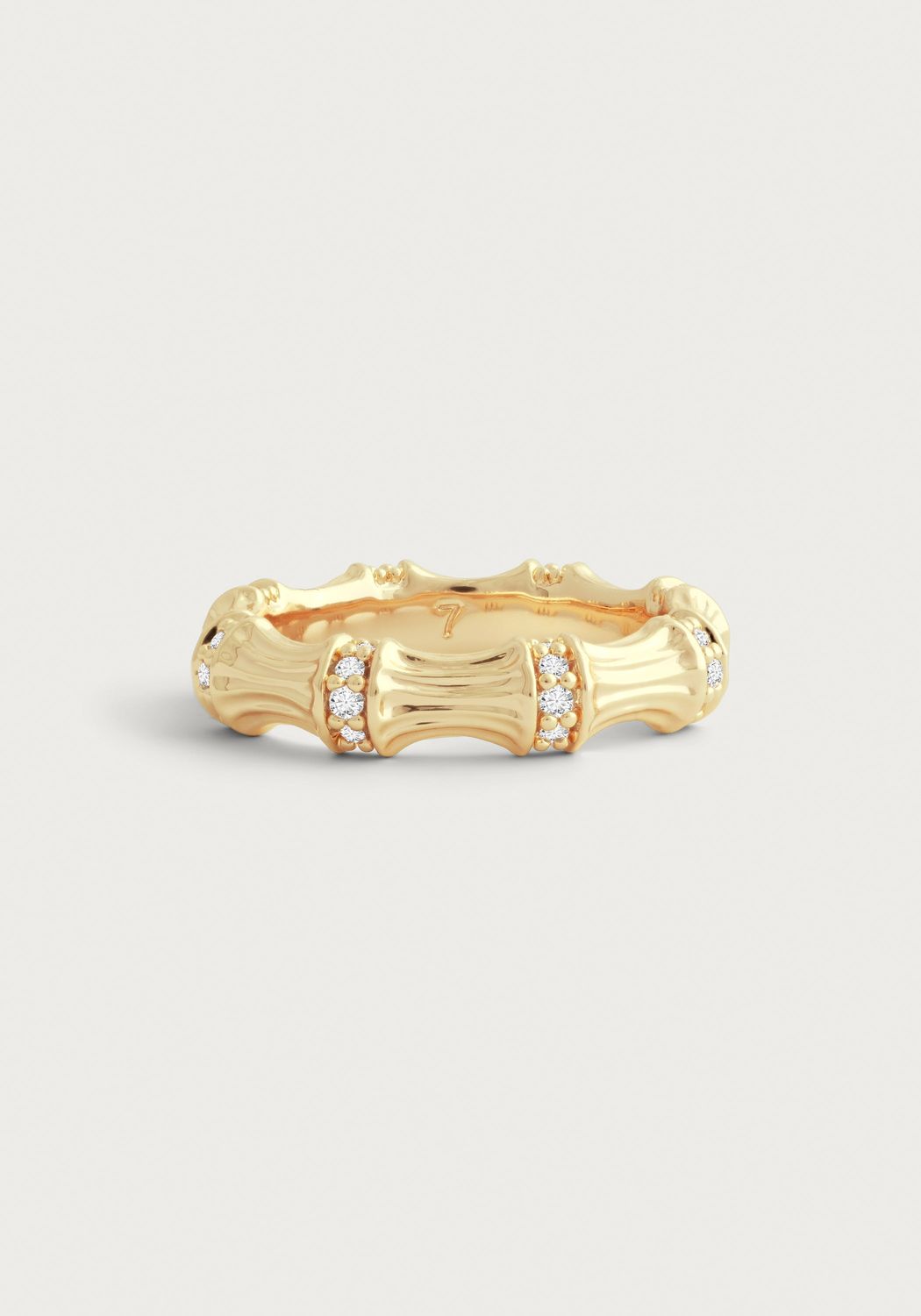 Bamboo Single Ring, Size: 8