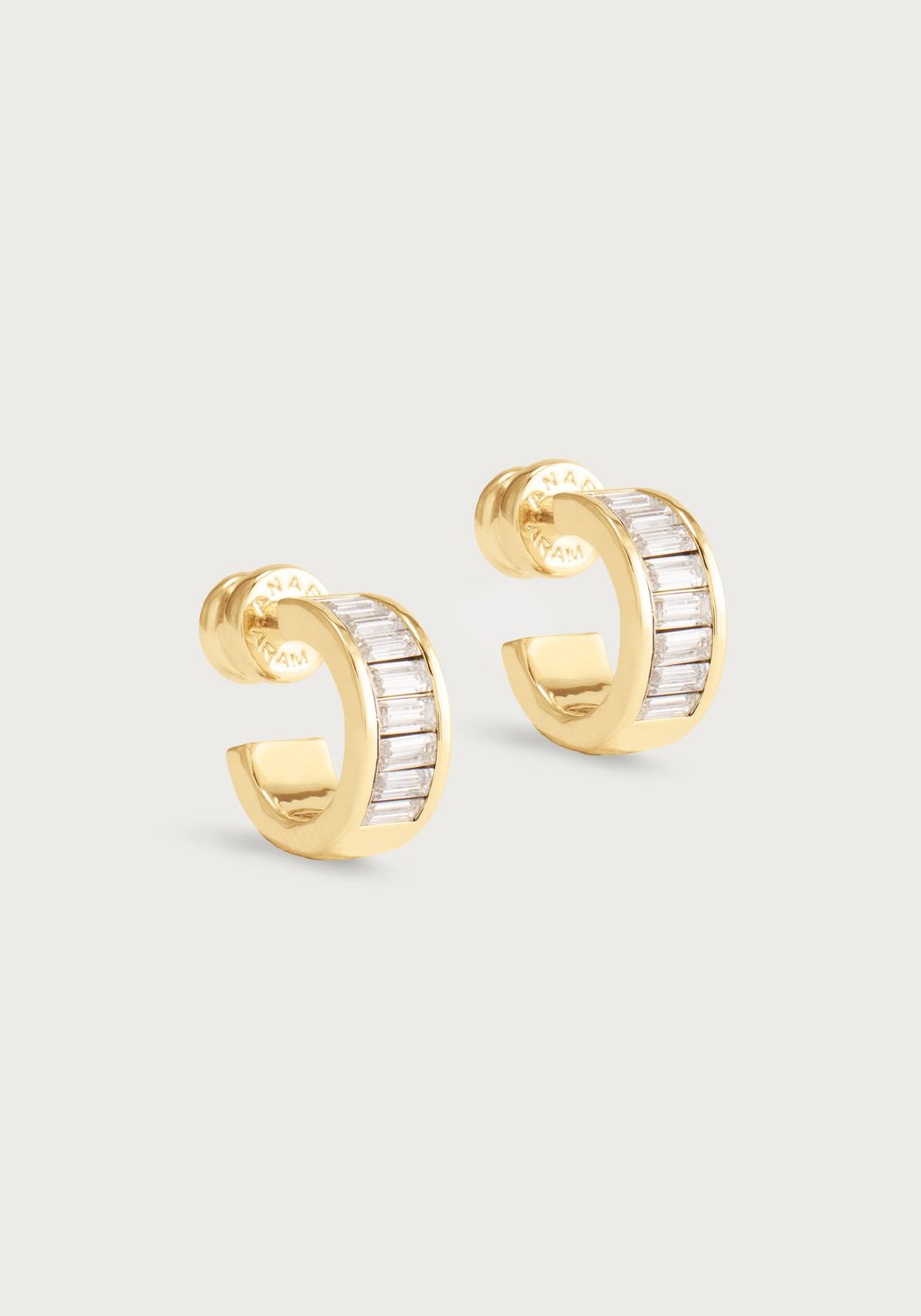 Celeste Huggie Hoops, Gold