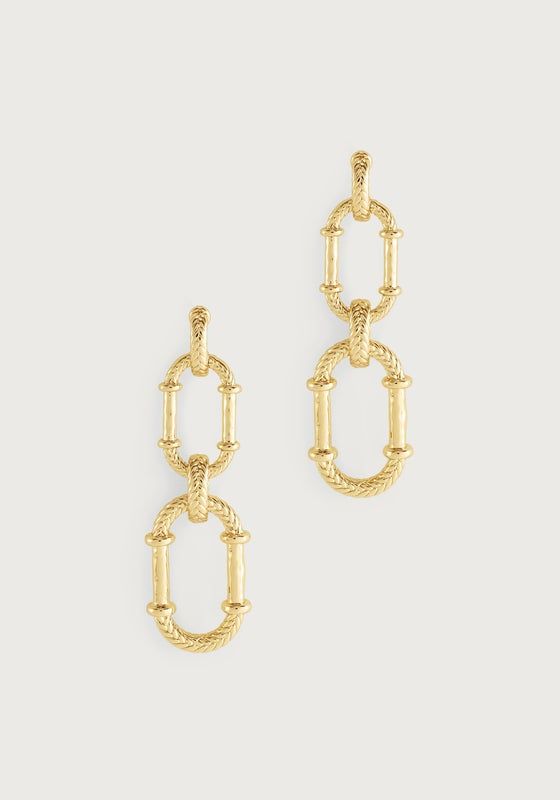 Cheval Braid Drop Earrings