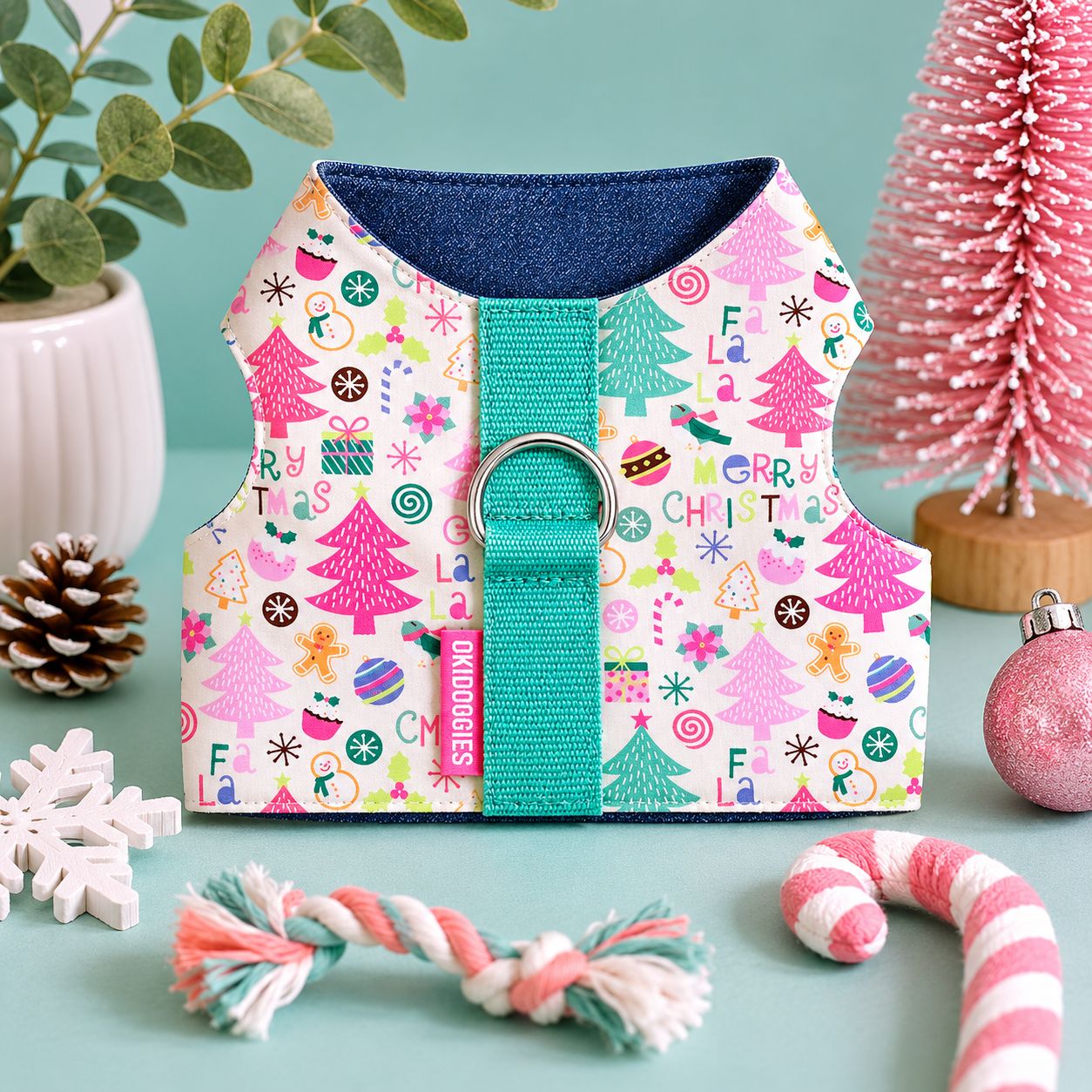 Arnés Chaleco Pink Christmas (Pieza única)