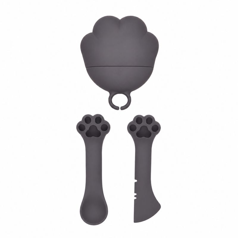Set de Cucharas y Tapa de Silicona para latas