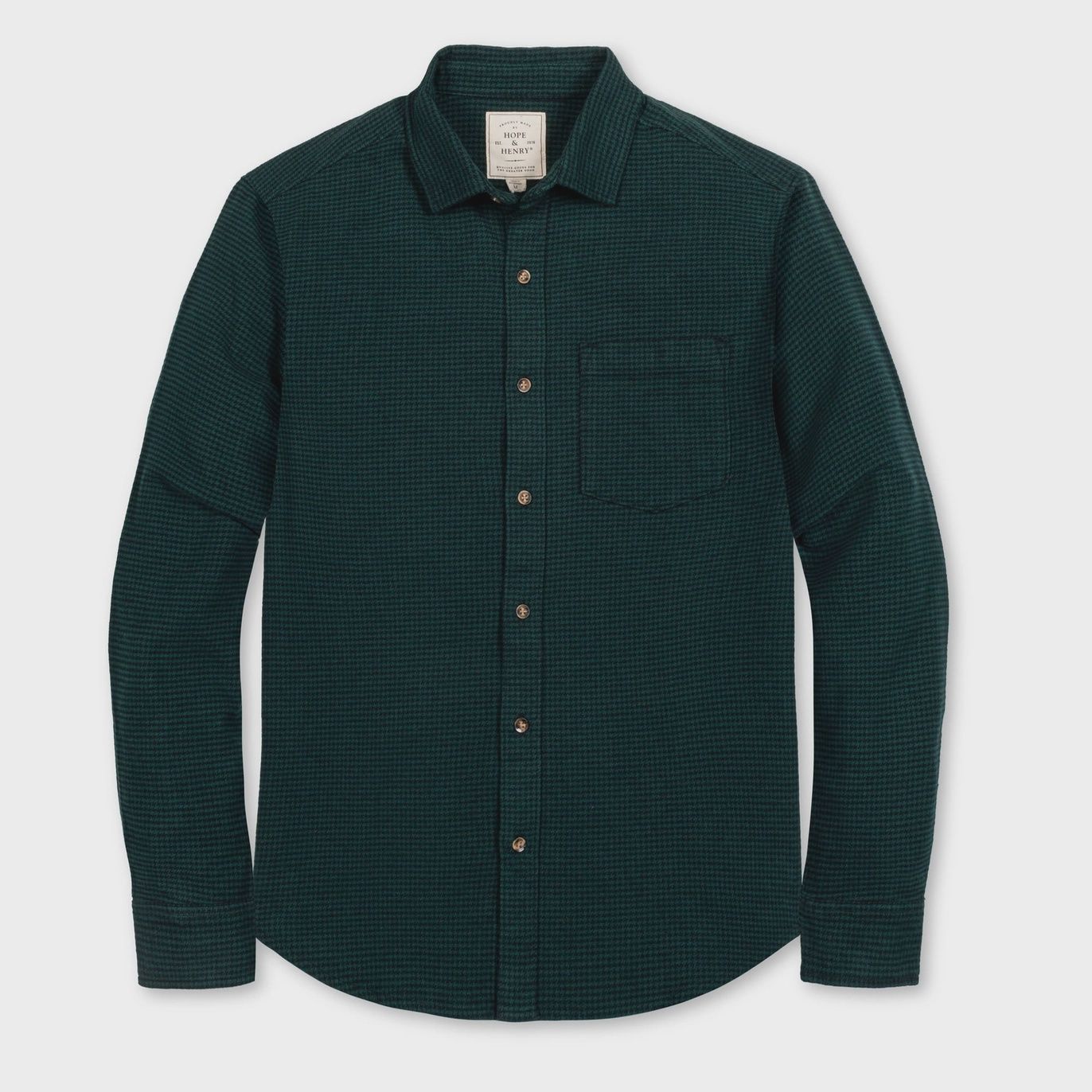 SCOTTISH GREEN FLANNEL SHIRT