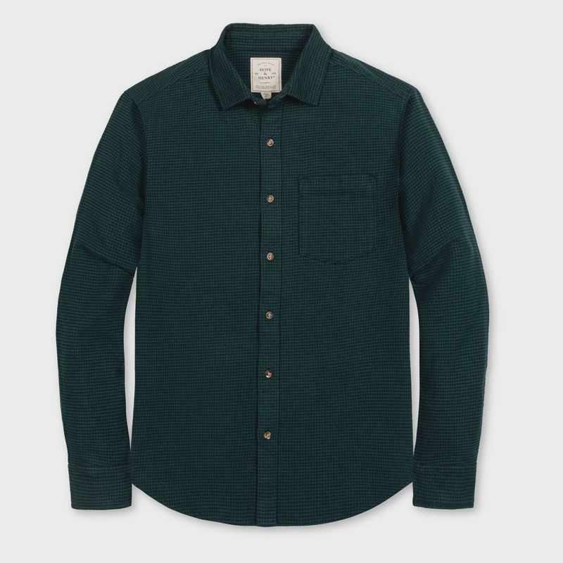 SCOTTISH GREEN FLANNEL SHIRT