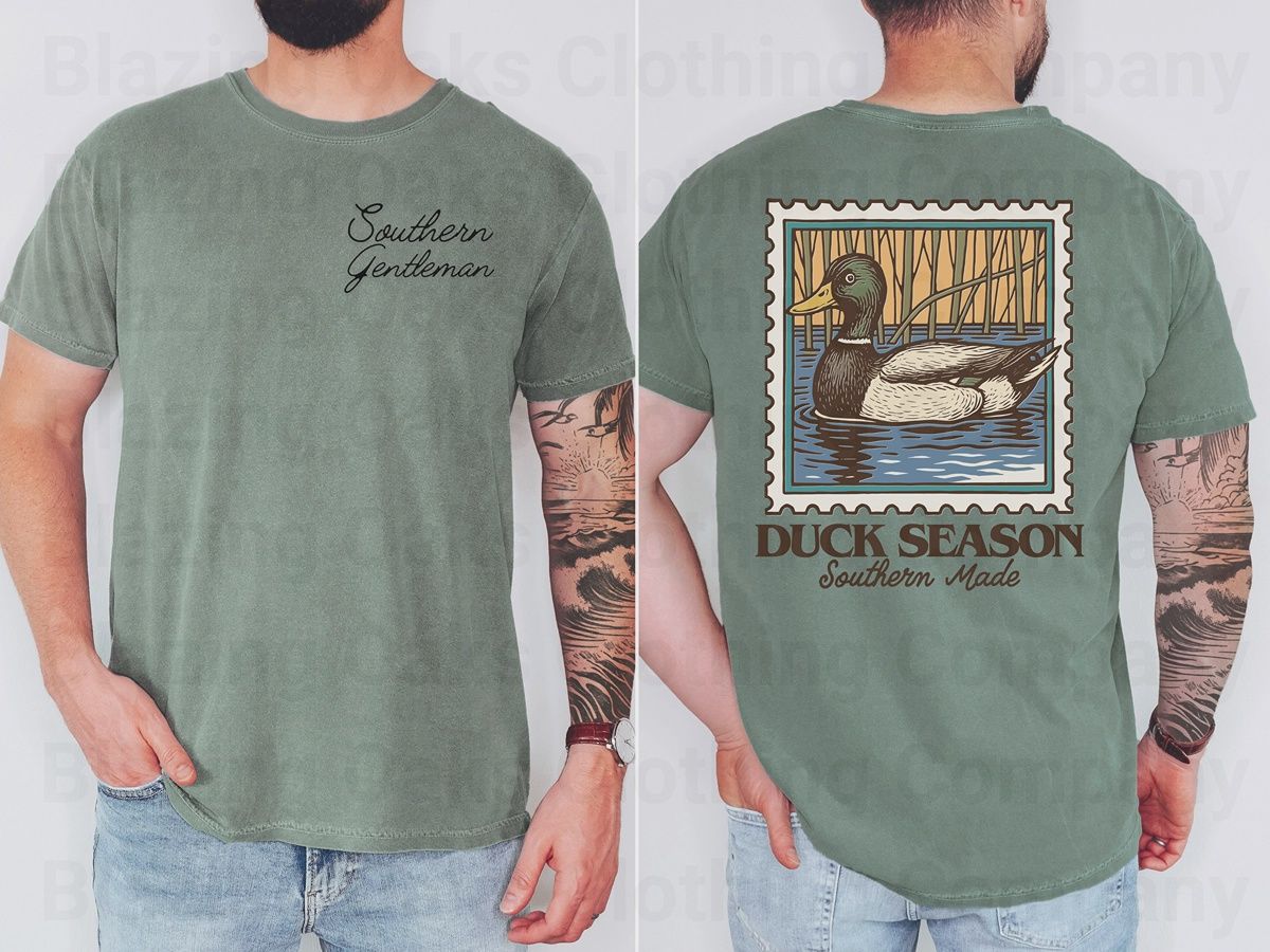 Vintage Duck Stamp Short Sleeve Shirt