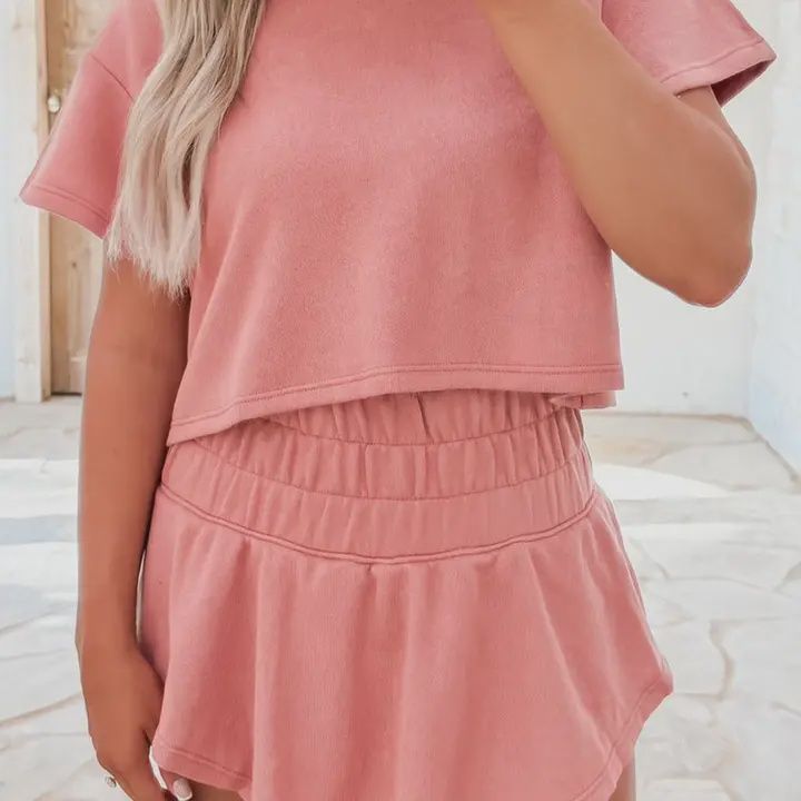 PINK SKORT SET