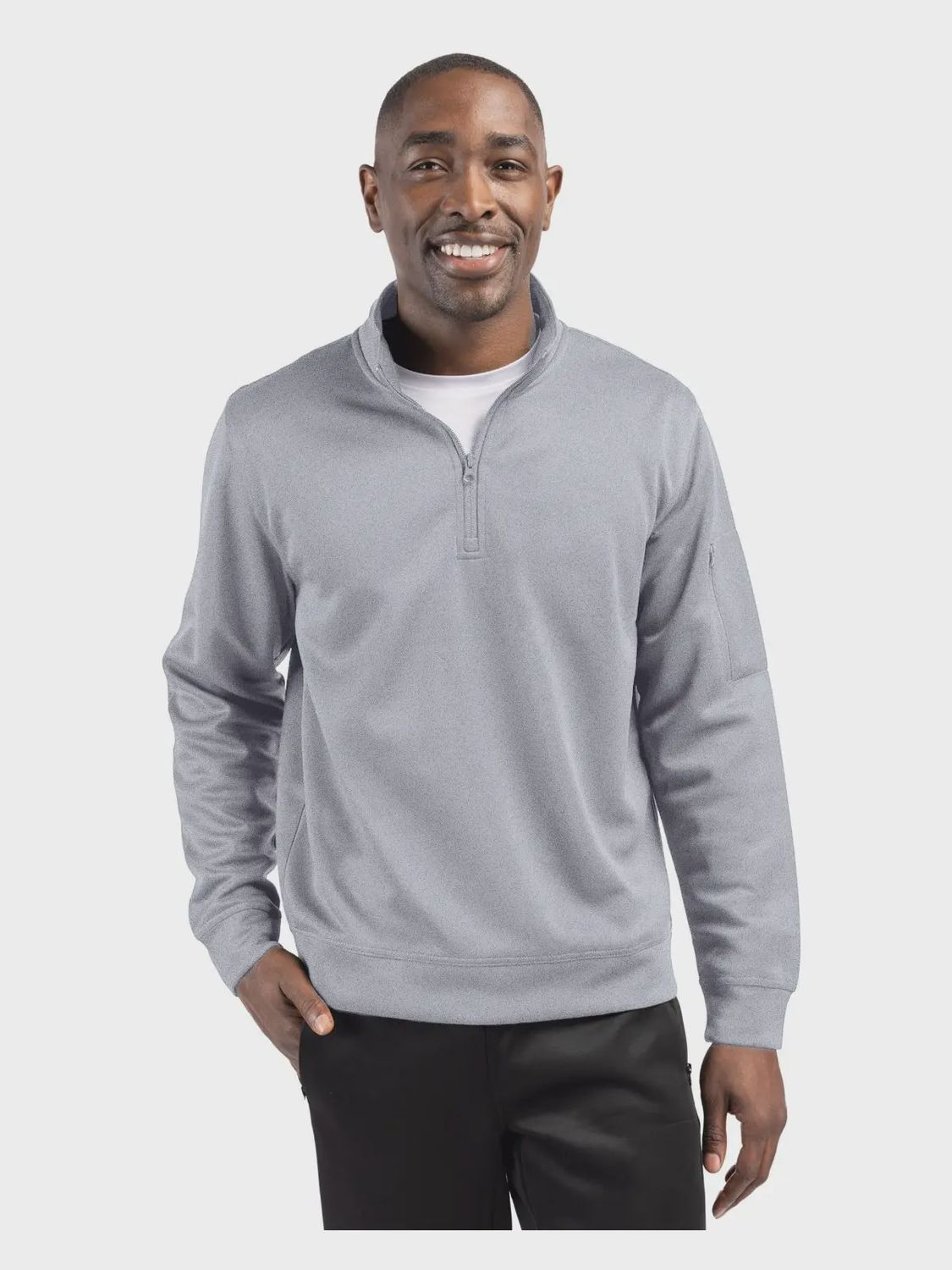Mens Quarter Zip Sweater/Pullover