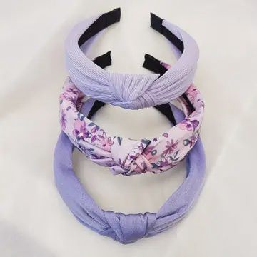Purple Spring Purples Knotted Headband
