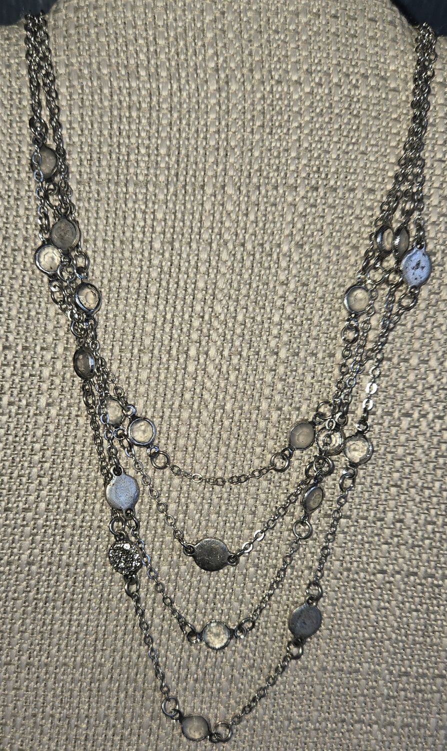 Sliver 4 Layered Necklace